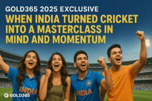 Gold365 2025 Chronicles: When India Turned Cricket into a Masterclass in Mind and Momentum