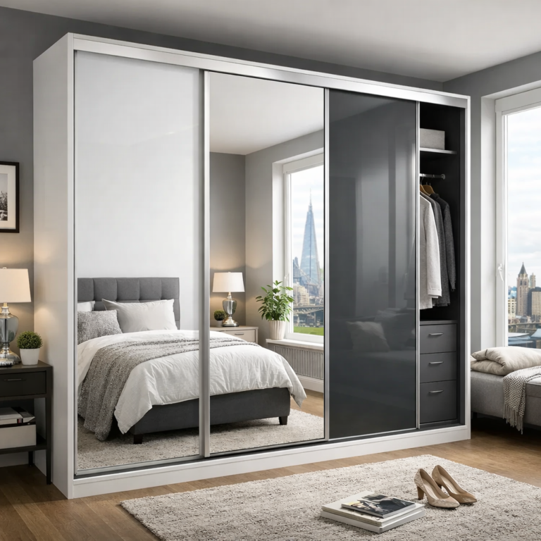 Gloss Sliding Wardrobe — A Stylish Storage Choice for London Homes