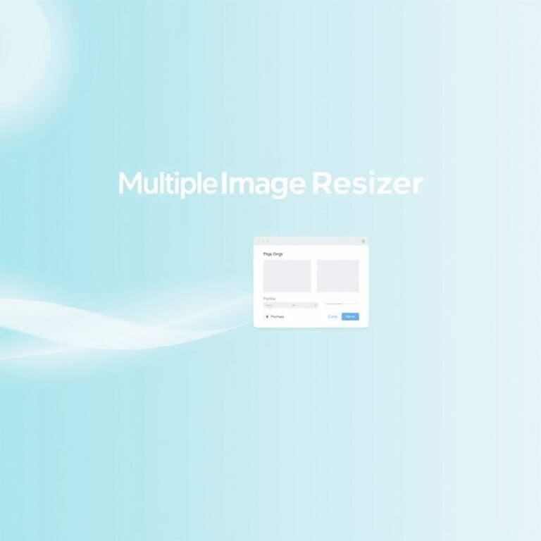 Multi-Image Resize Console