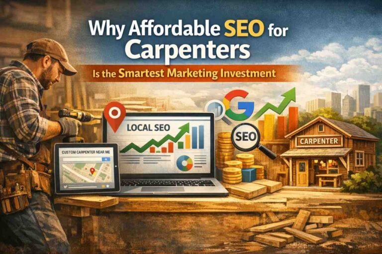 Why Affordable SEO for Carpenters Is the Smartest Marketing Investment