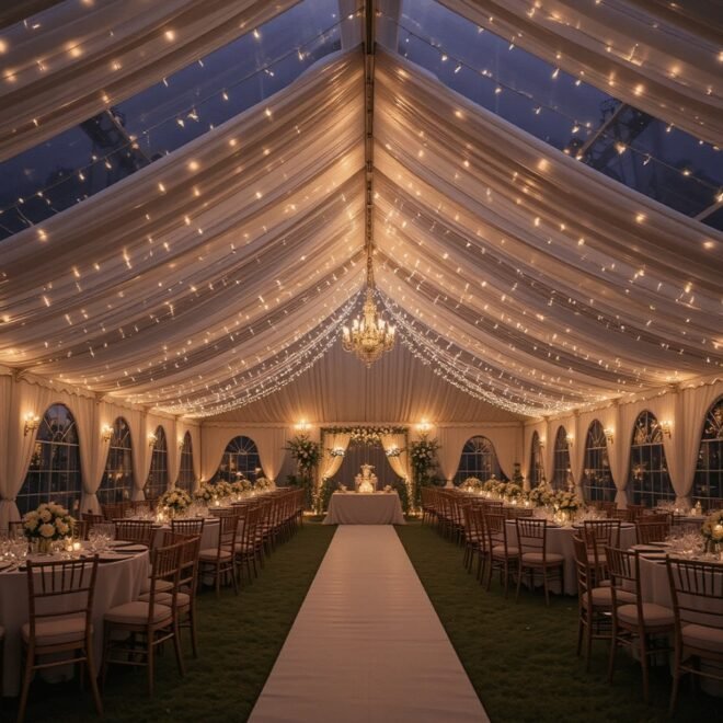 PEB Structures for Wedding Marquees & Event Halls and Schools & Hospitals by Civoool Steel Buildings