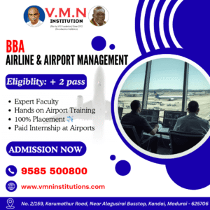 BBA Airline & Airport Management in Madurai – A Smart Career Choice