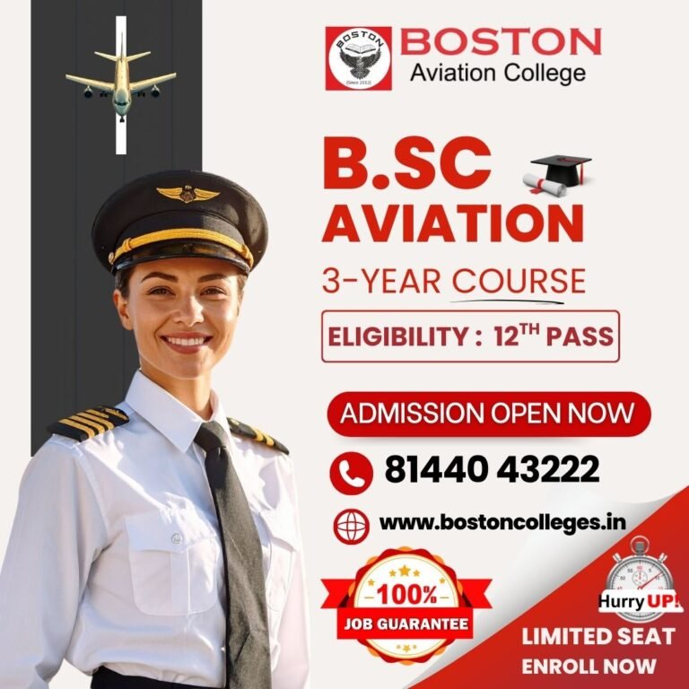 Boston Aviation College – The Best Aviation College in Madurai for Aspiring Aviation Professionals