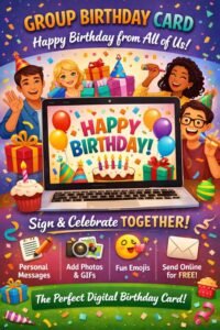 Happy Birthday Cards from Group – Send Birthday Cards & Free Ecards Online