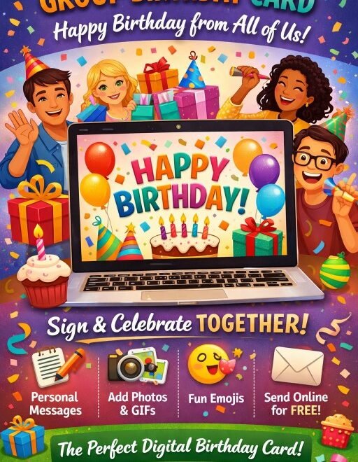 Happy Birthday Cards from Group – Send Birthday Cards & Free Ecards Online