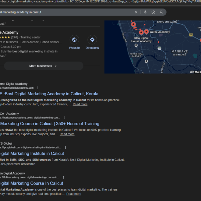 Best Digital Marketing Academy in Calicut