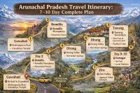 Arunachal Pradesh Travel Itinerary: 7–10 Day Complete Plan