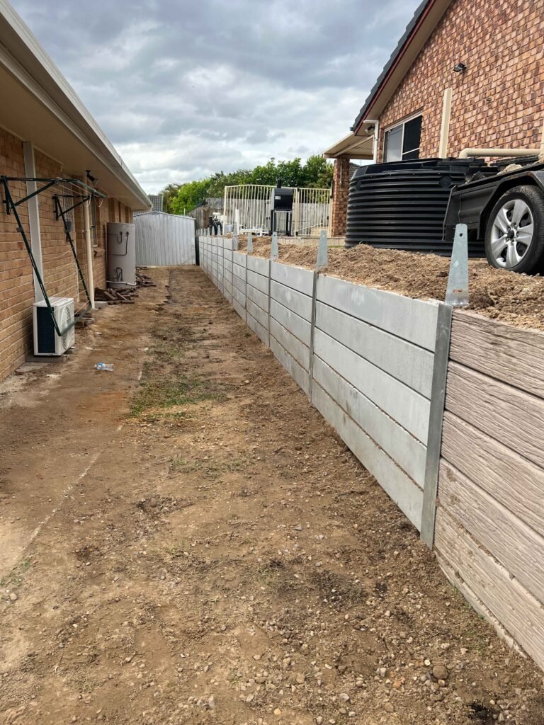 Retaining Walls in Chambers Flat