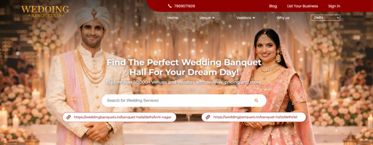 Banquet Halls in Kirti Nagar: Top Wedding & Event Venues in West Delhi