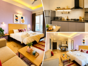 Which Serviced Apartments Near Medanta Gurgaon Offer Kitchen Facilities?