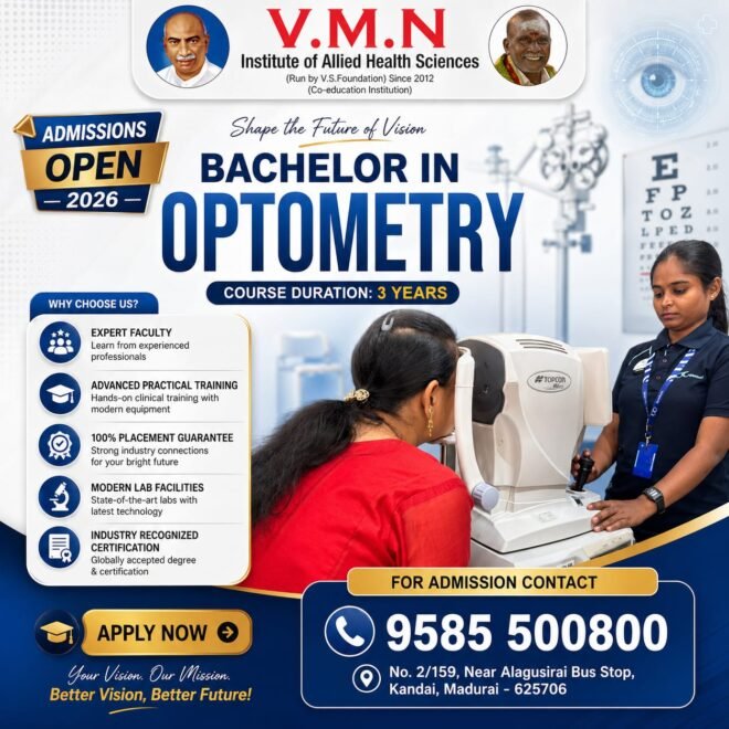 Searching for the Best Optometry College in Tamil Nadu, India?