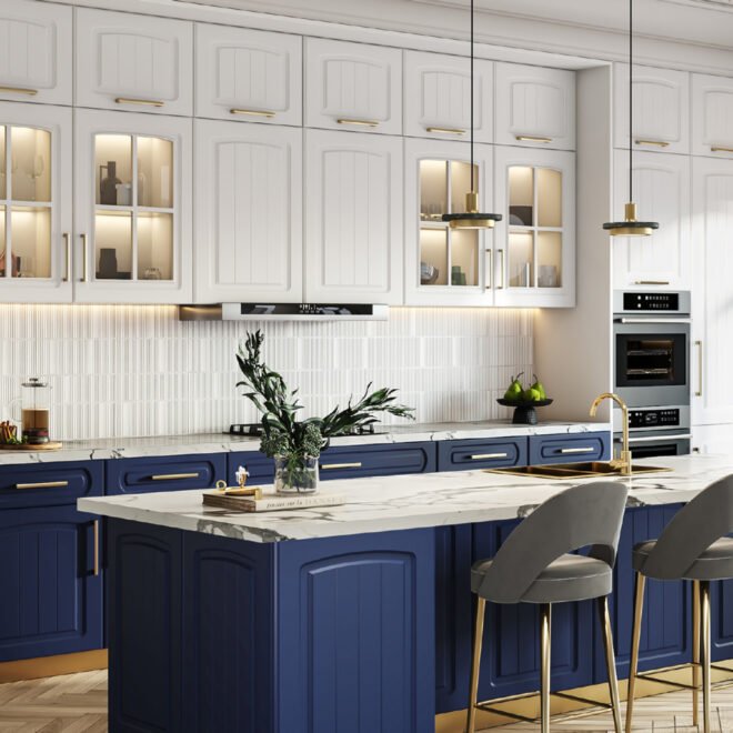 PU Finish Kitchen Cabinets for Elegant, Durable and Modern Cooking Spaces