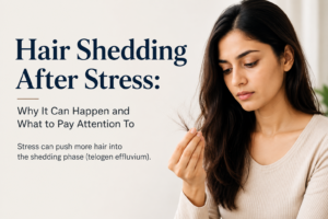 Hair Shedding After Stress: Why It Can Happen and What to Pay Attention To