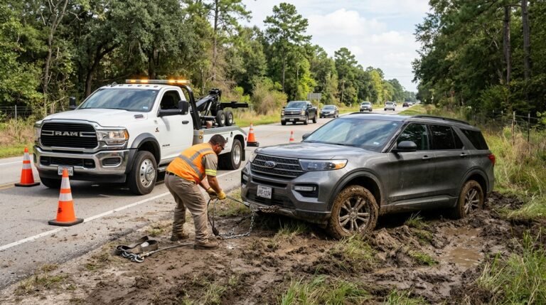 What Spring TX Drivers Should Know About Recovering a Stuck Vehicle