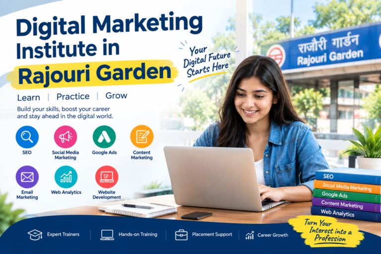 Digital Marketing Institute in Rajouri Garden: Courses, Skills and Career Opportunities