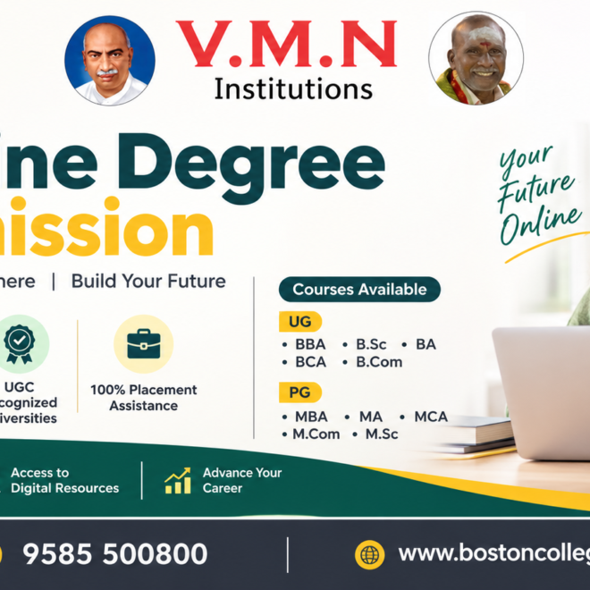 Online Degree Courses in Tamil Nadu: Admission Process, Eligibility, Fees & Career Options