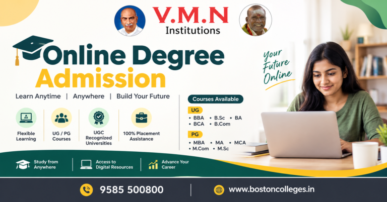 Online Degree Courses in Tamil Nadu: Admission Process, Eligibility, Fees & Career Options