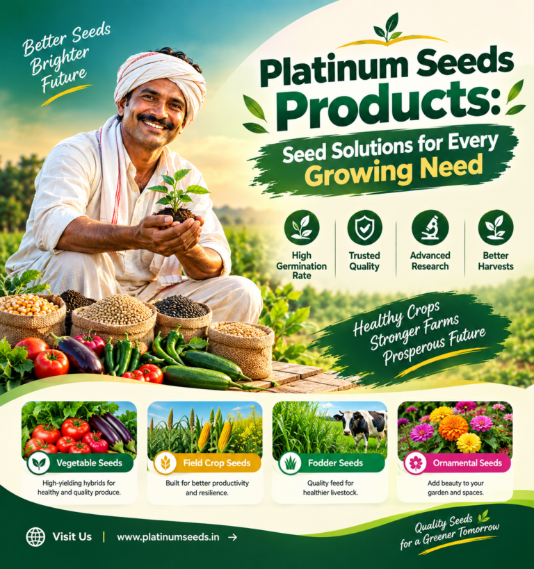 Platinum Seeds Products: Seed Solutions for Every Growing Need