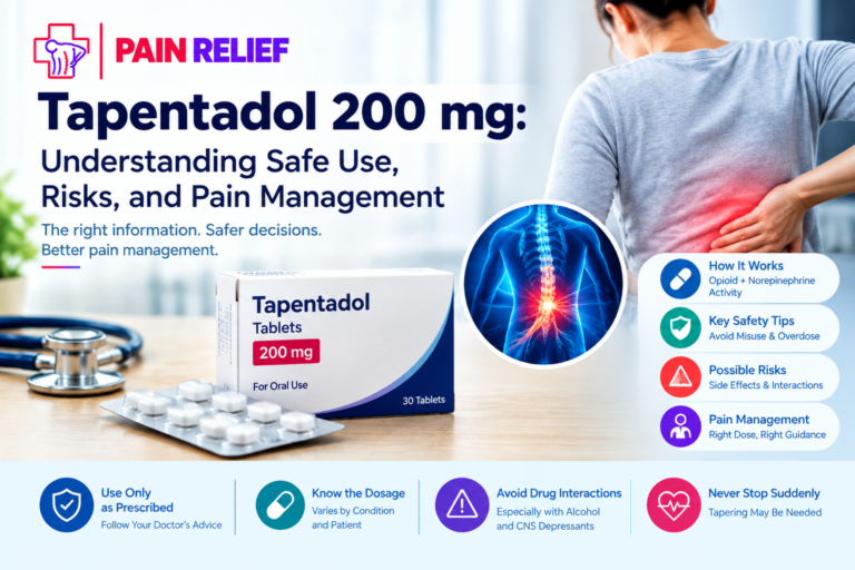 Tapentadol 200 mg: Understanding Safe Use, Risks, and Pain Management