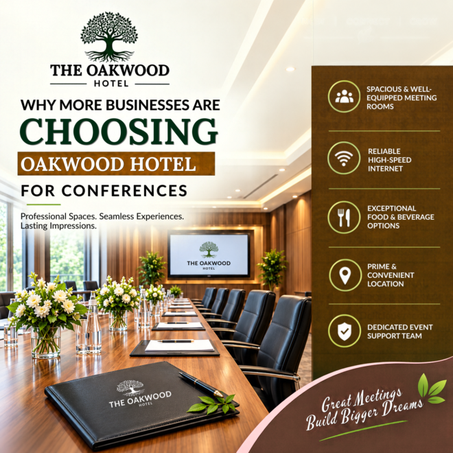 Why More Businesses Are Choosing Oakwood Hotel for Conferences | Oakwood Hotel