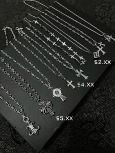 Modern USA Luxury Accessories Influenced by the chrome hearts necklace