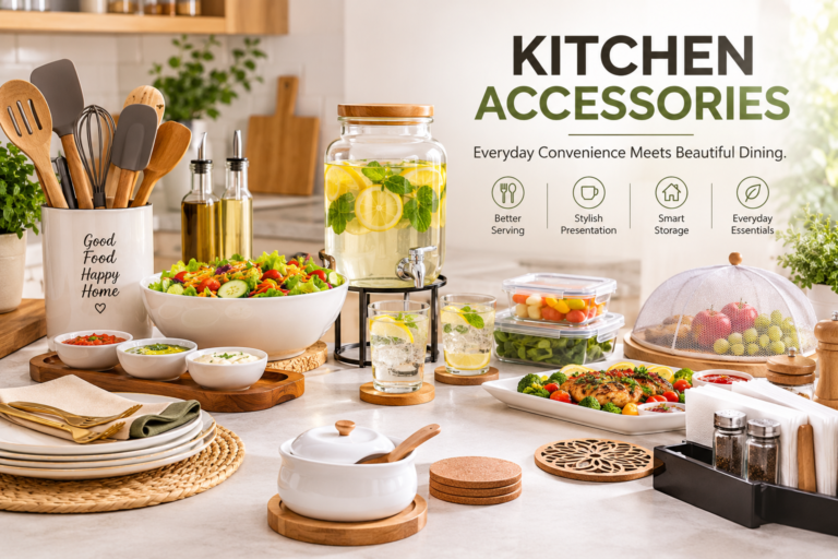 Kitchen Accessories for Better Dining, Serving and Everyday Convenience