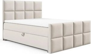 Boxspringbett in Beige mit Bettkasten: Stilvoller Komfort und praktischer Stauraum im Schlafzimmer