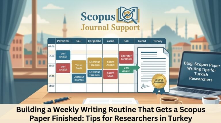 Building a Weekly Writing Routine That Gets a Scopus Paper Finished: Tips for Researchers in Turkey