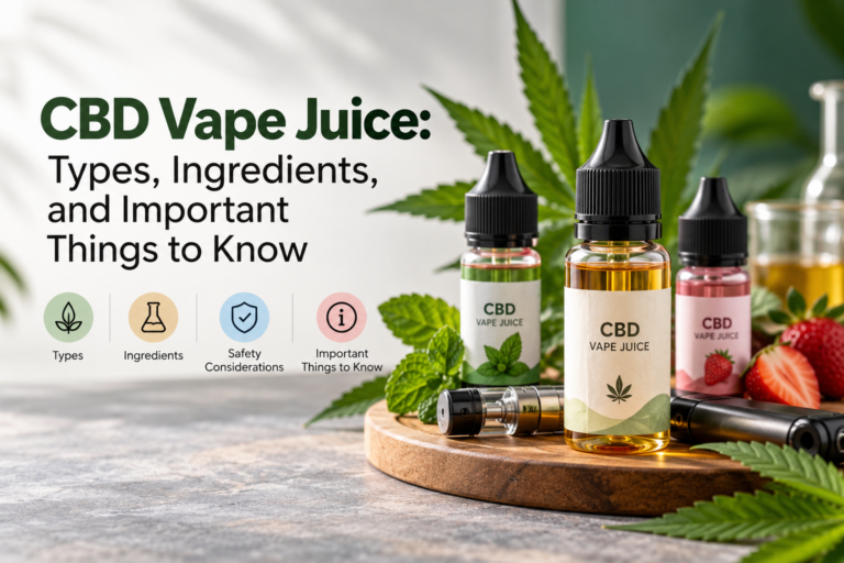 CBD Vape Juice: Types, Ingredients, and Important Things to Know
