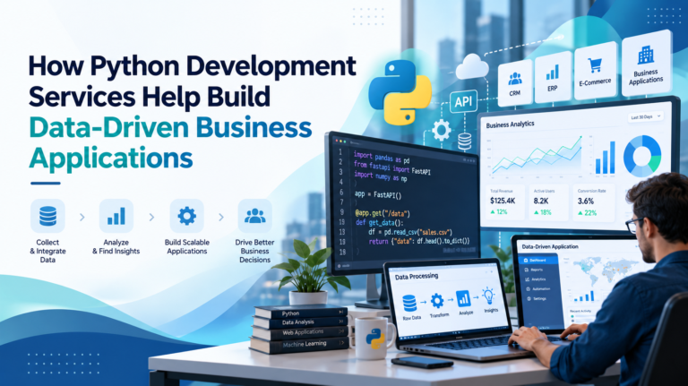 How Python Development Services Help Build Data-Driven Business Applications