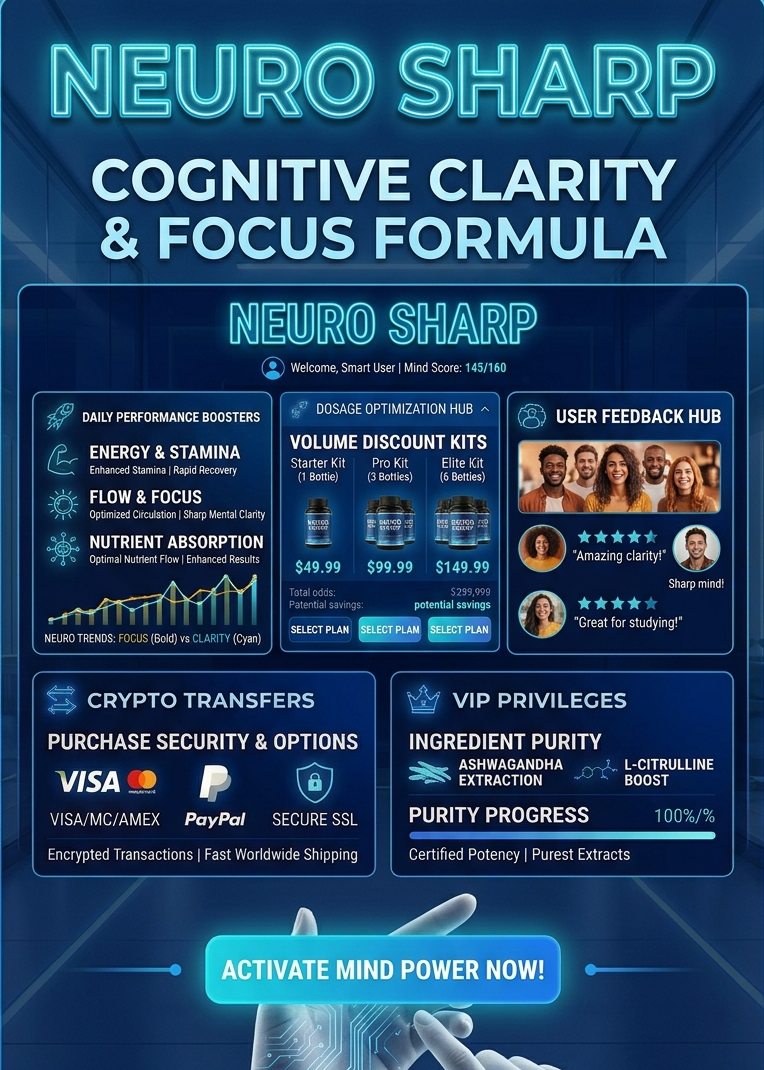 Neuro Sharp Blueprint: Cognitive Clarity, Nootropic Extractions & Savings