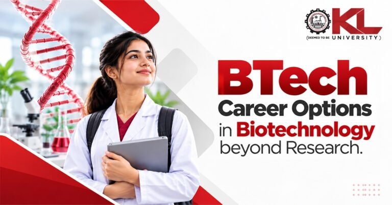 BTech career options in Biotechnology beyond research